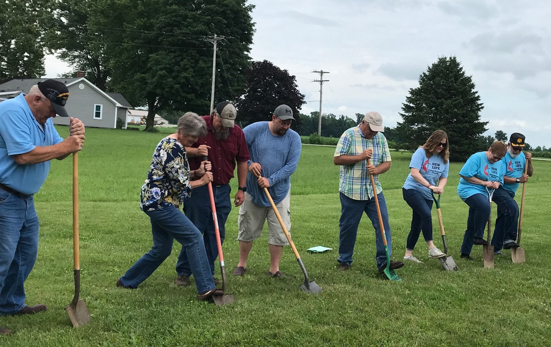 New Life United Methodist Church breaks ground on shelter house